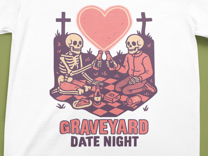 Graveyard Date Night Graphic T-Shirt