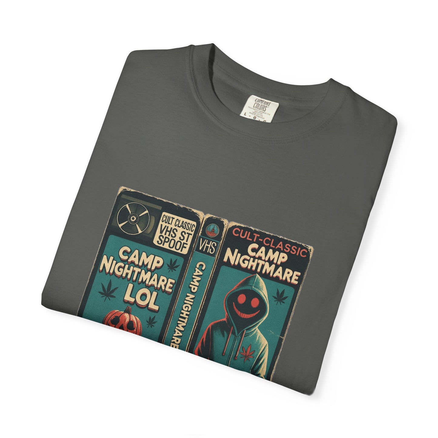 Retro 80s Cult Slasher Camp Nightmare VHS Horror T-Shirt