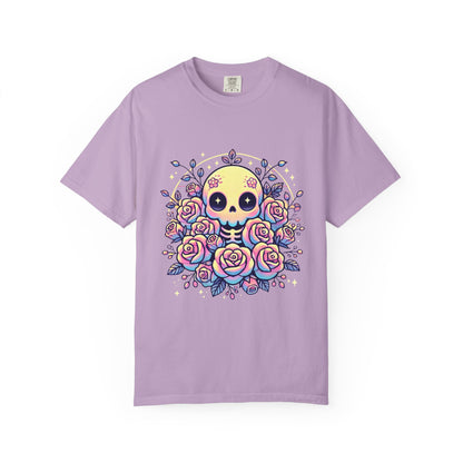 Kawaii Pastel Skull & Roses T-Shirt