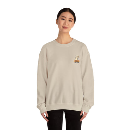 Spooky But Kind Crewneck Retro Sweatshirt