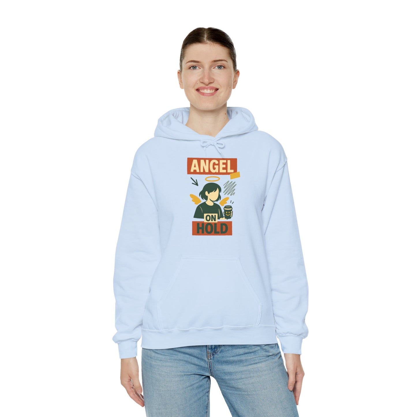 Kawaii Style Hoodie - Angel on Hold