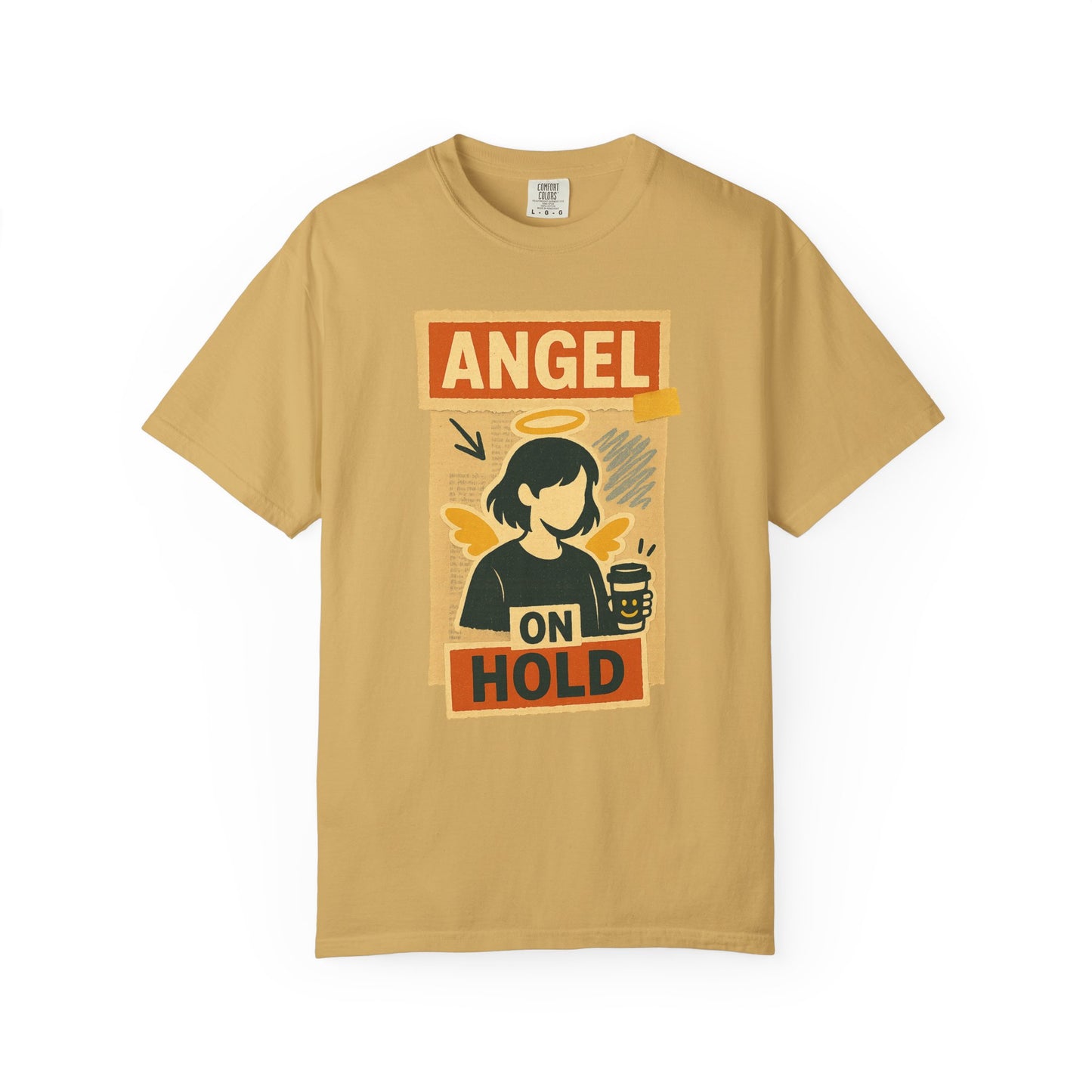 Angel on Hold Kawaii Style T-Shirt