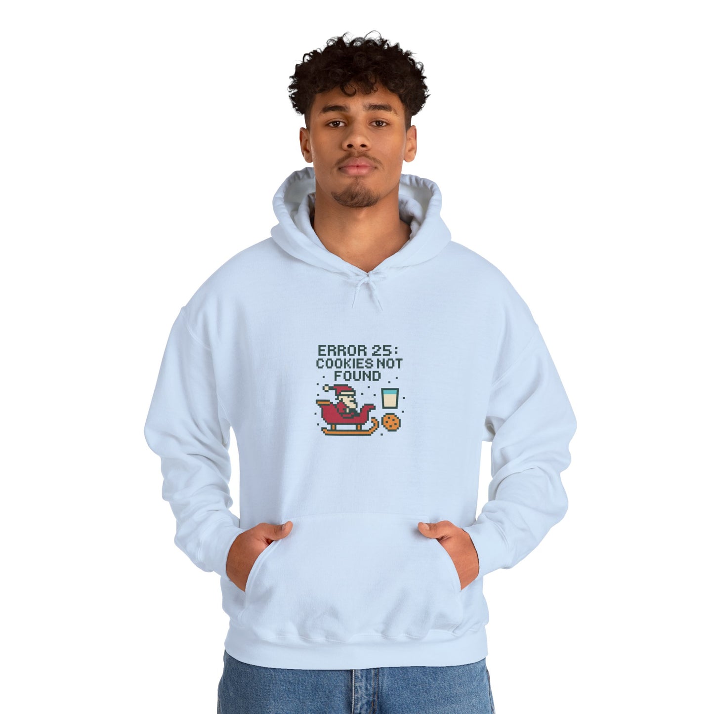 Retro Santa Error 25 Hoodie