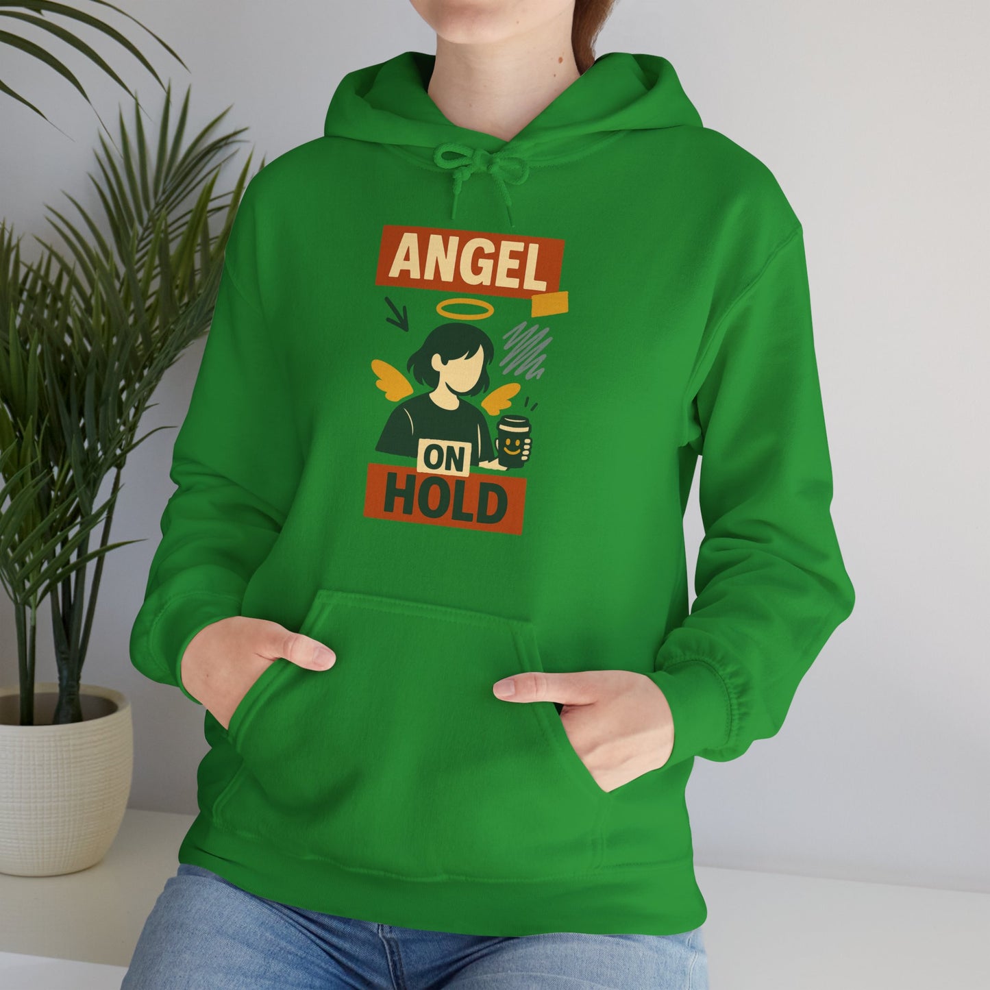 Kawaii Style Hoodie - Angel on Hold