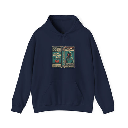 Retro 80s Cult Slasher Camp Nightmare VHS Horror Hoodie
