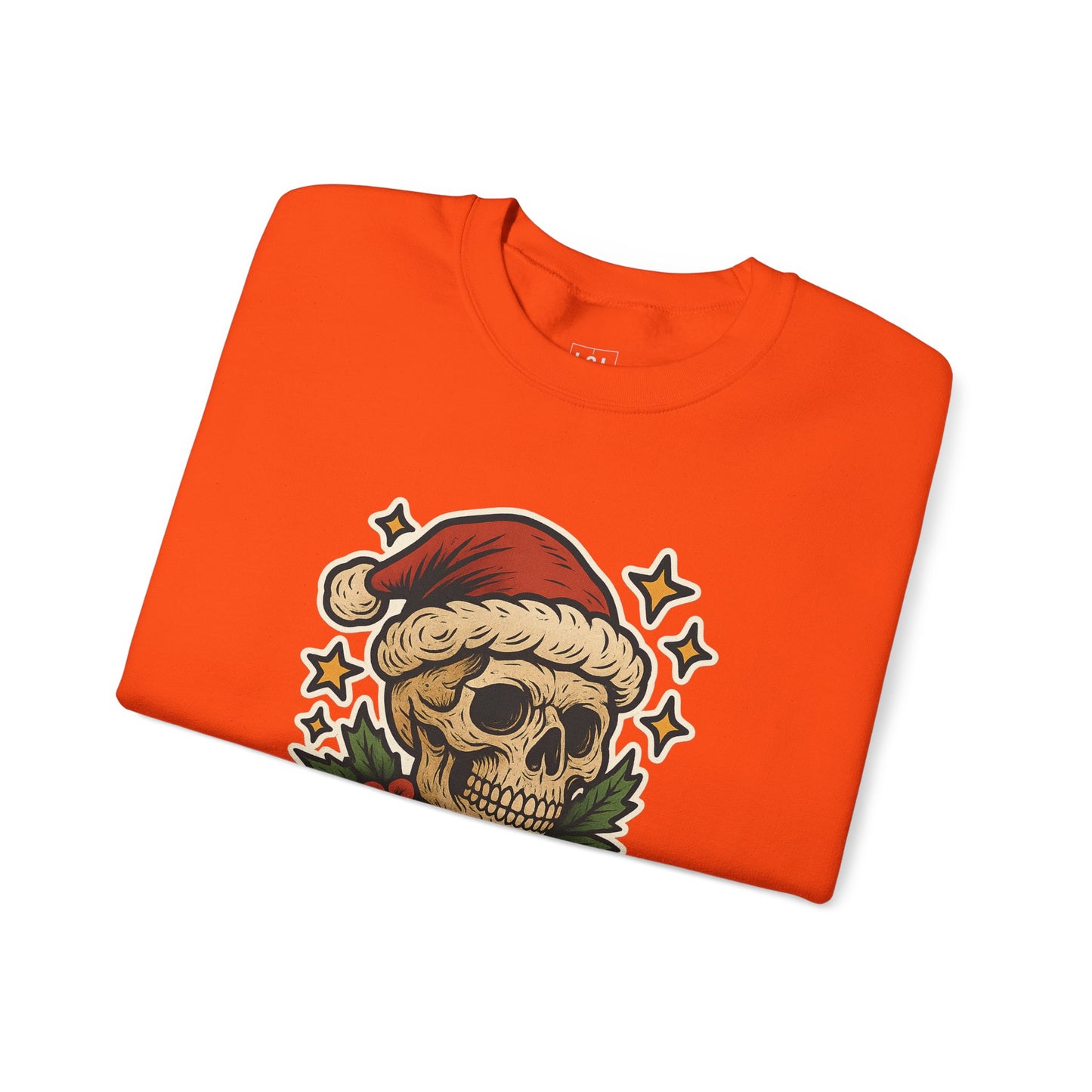 Santa Skull Christmas Floral Sweatshirt