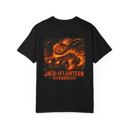 Jack-O-Lantern Overdrive Vintage Hot Rod Pumpkin T-Shirt