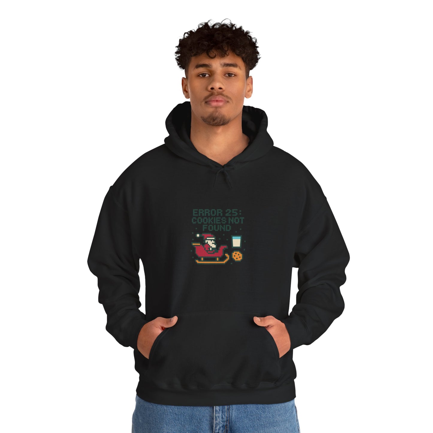 Retro Santa Error 25 Hoodie